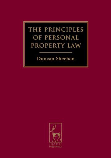 The Principles of Personal Property Law cover