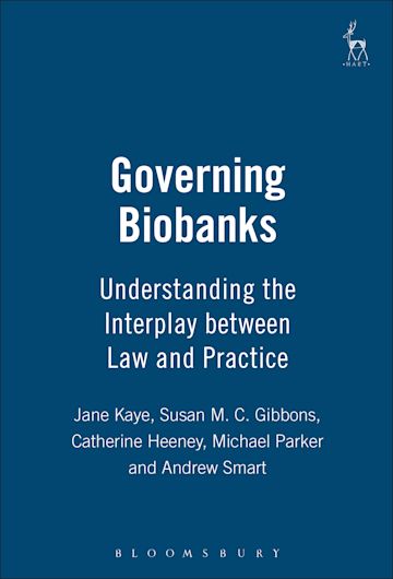 Governing Biobanks cover