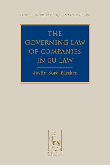 The Governing Law of Companies in EU Law cover