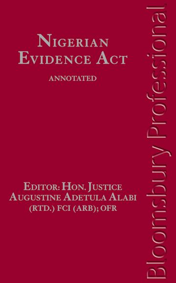 Nigerian Evidence Act cover