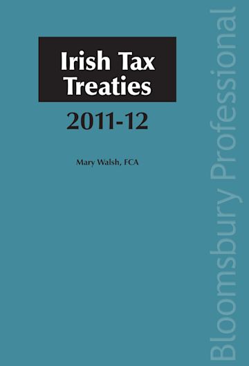 Irish Tax Treaties 2011/12 cover