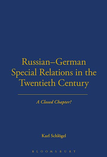 Russian-German Special Relations in the Twentieth Century cover