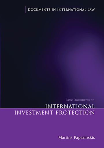 Basic Documents on International Investment Protection cover