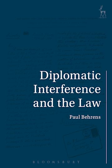 Diplomatic Interference and the Law cover