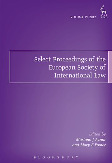 Select Proceedings of the European Society of International Law, Volume 4, 2012 cover