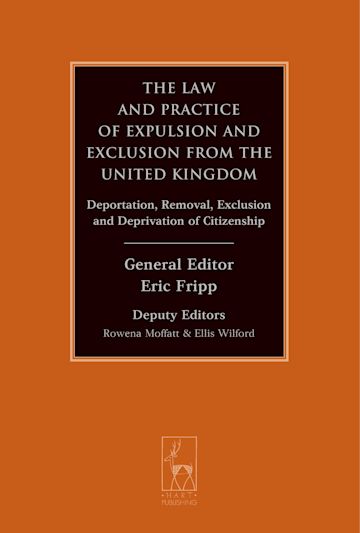 The Law and Practice of Expulsion and Exclusion from the United Kingdom cover