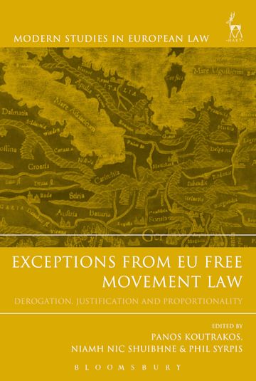 Exceptions from EU Free Movement Law cover