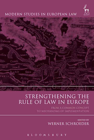 Strengthening the Rule of Law in Europe cover