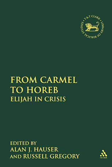 From Carmel to Horeb cover