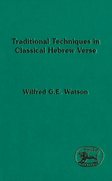 Traditional Techniques in Classical Hebrew Verse cover