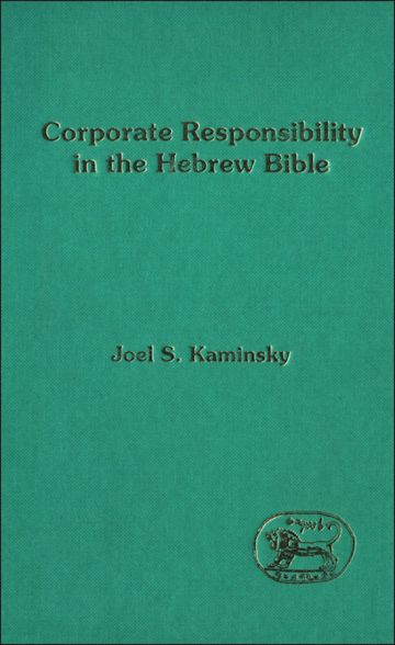 Corporate Responsibility in the Hebrew Bible cover