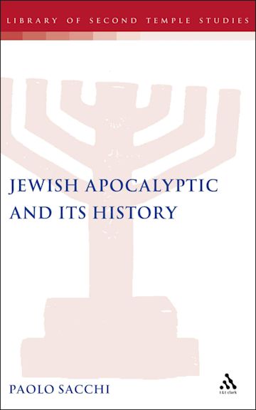 Jewish Apocalyptic and its History cover