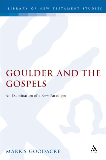 Goulder and the Gospels cover