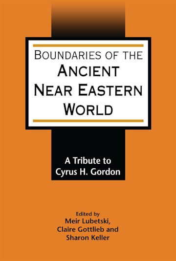 Boundaries of the Ancient Near Eastern World cover