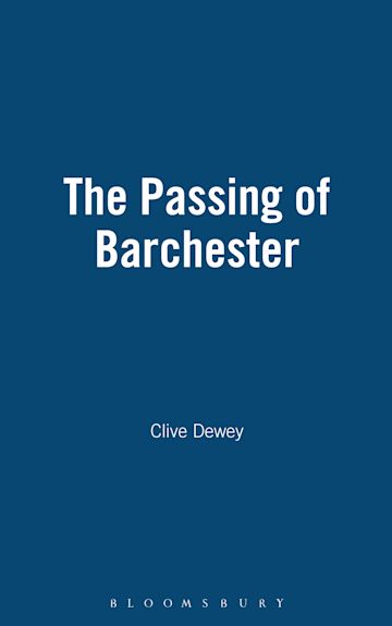 The Passing of Barchester cover