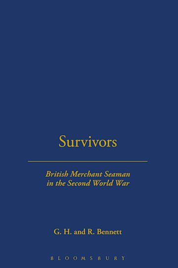 SURVIVORS: BRITISH MERCHANT SEAMEN cover