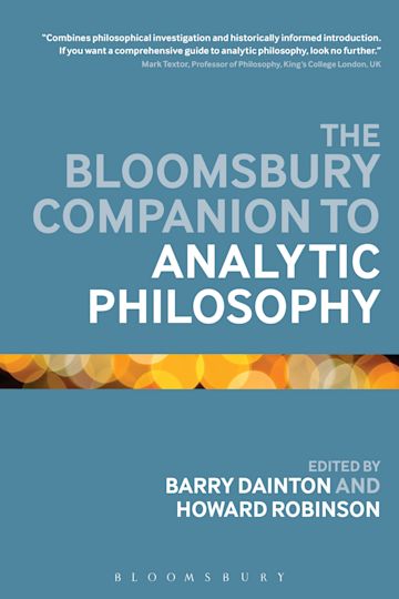 The Bloomsbury Companion to Analytic Philosophy cover