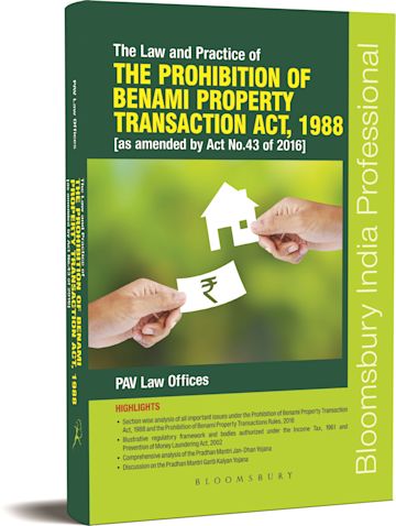 Law and Practice of  The Prohibition of Benami Property Transactions Act, 1988 cover