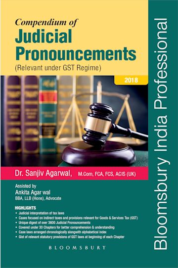 Compendium of Judicial Pronouncements (Relevant under GST) cover