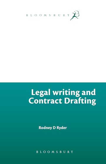 Lgeal Writing and Contract Drafting cover