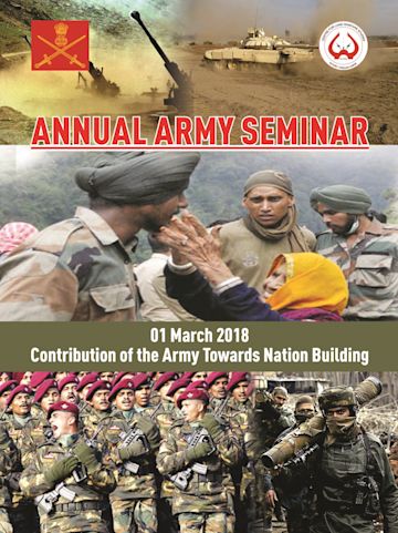 Contribution of the Army Towards Nation Building cover