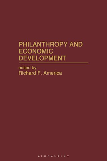 Philanthropy and Economic Development cover