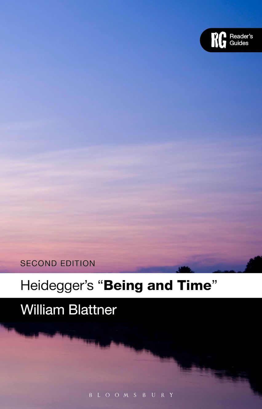 Heidegger's Being and Time: A Reader's Guide, Bloomsbury Academic second edition paperback, 2023 cover