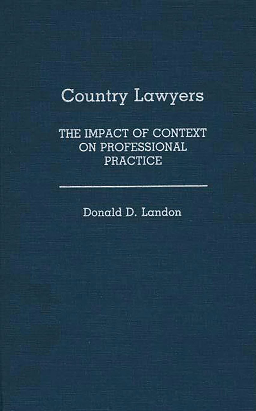 Country Lawyers cover