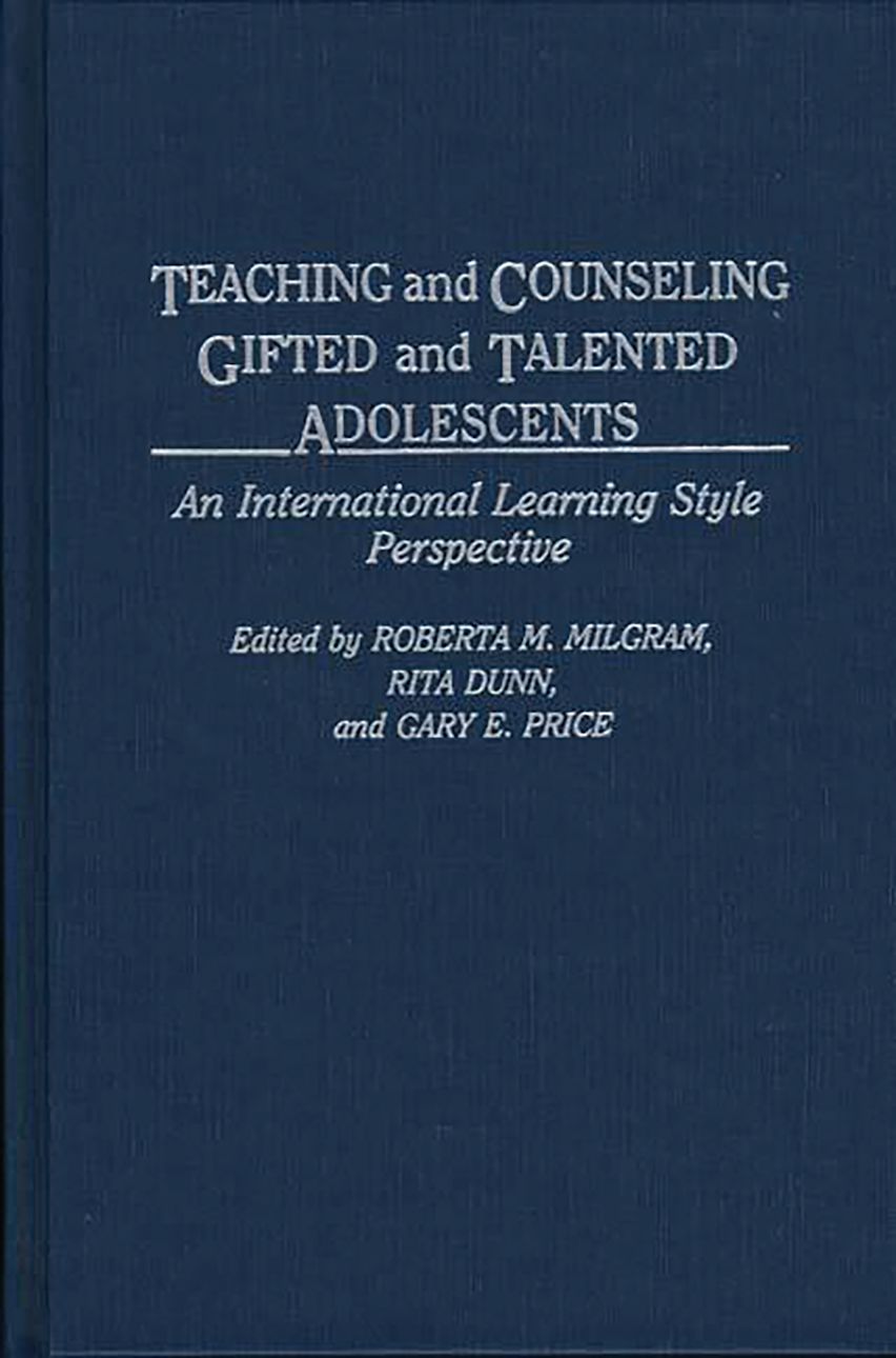 Teaching and Counseling Gifted and Talented Adolescents cover