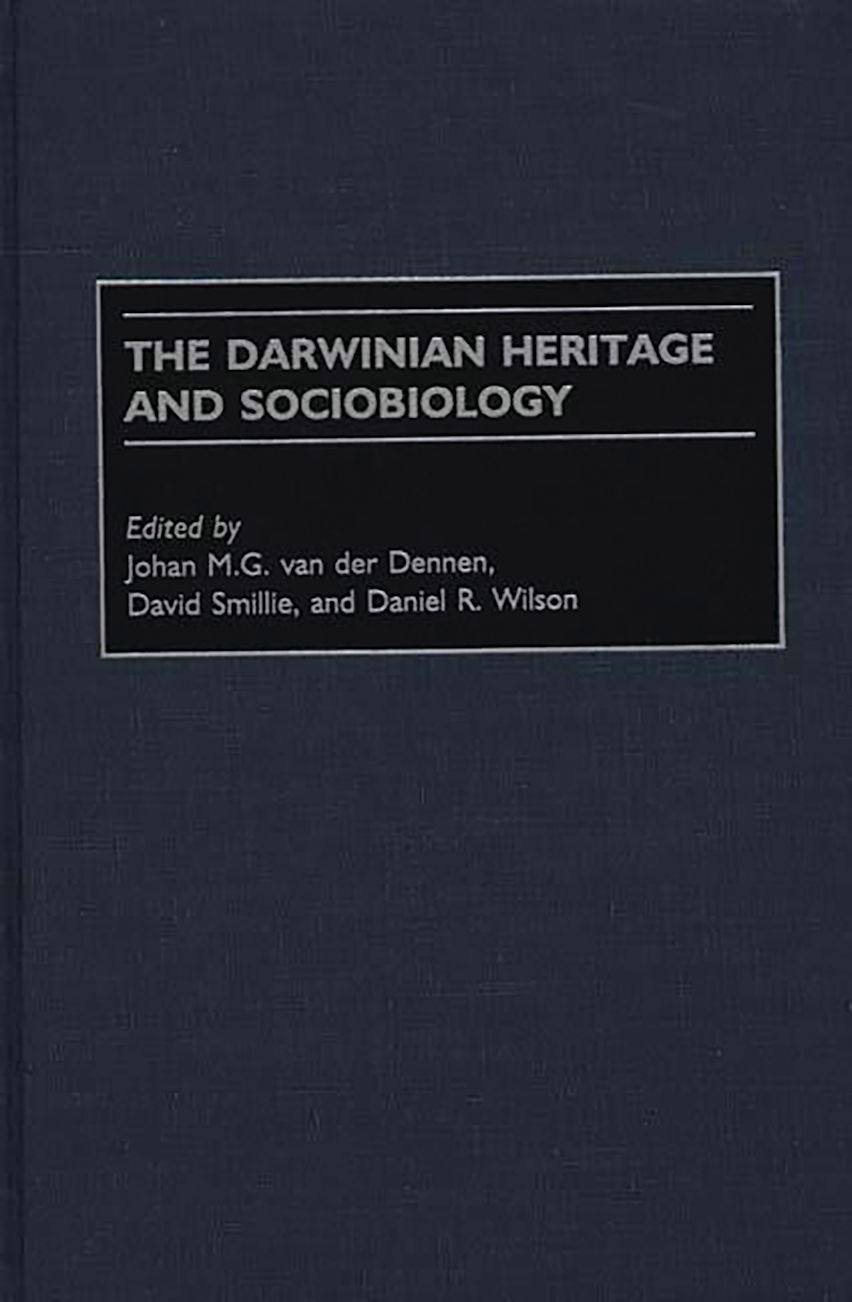 The Darwinian Heritage and Sociobiology cover