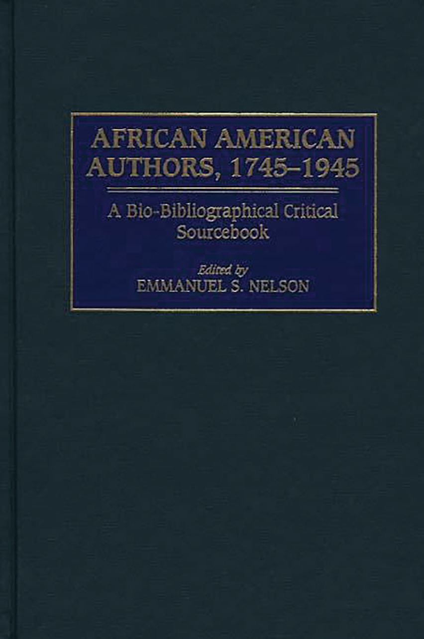 African American Authors, 1745-1945 cover