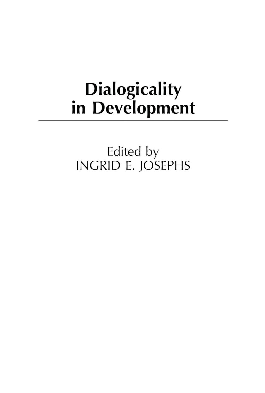 Dialogicality in Development cover