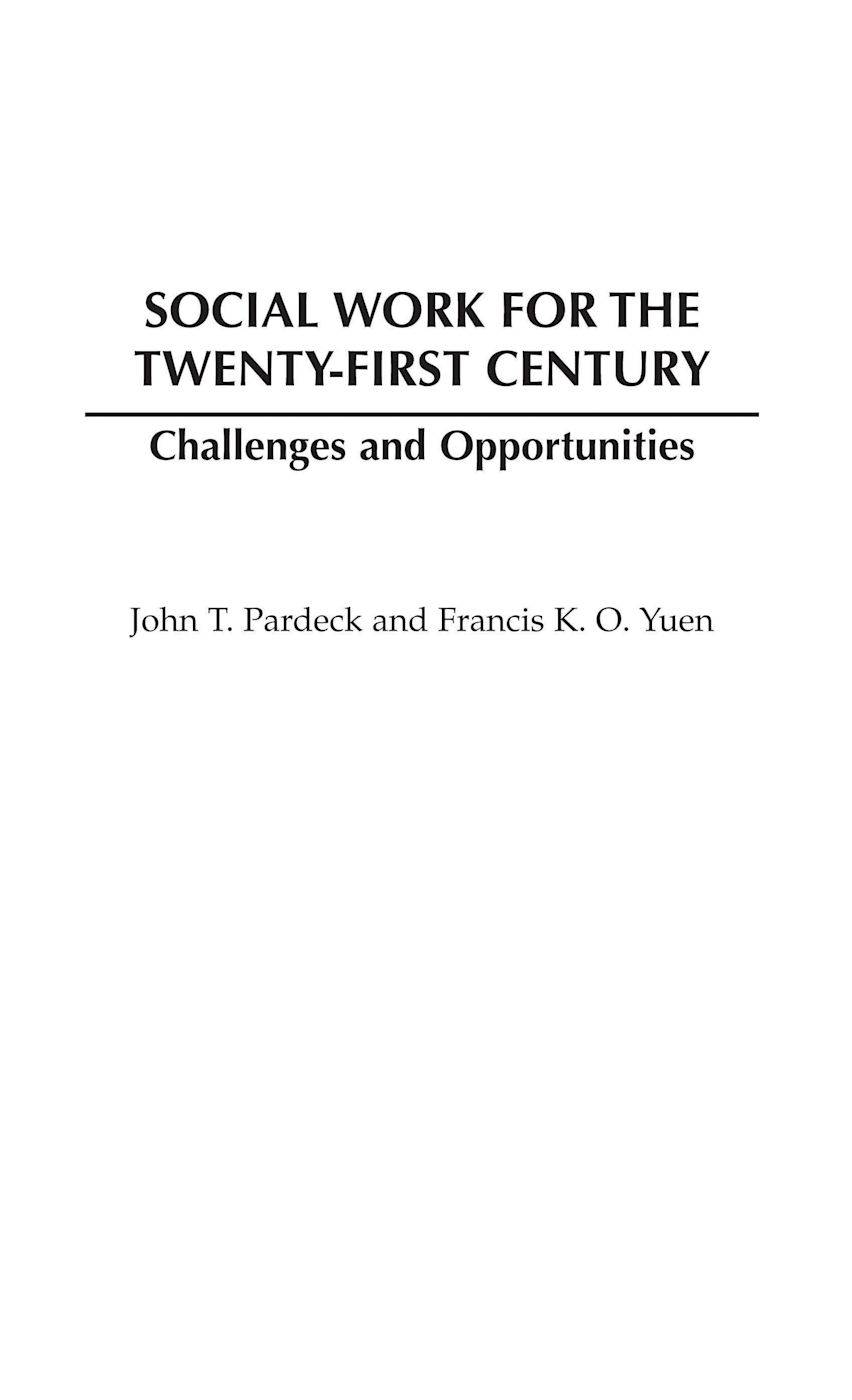 Social Work for the Twenty-first Century cover