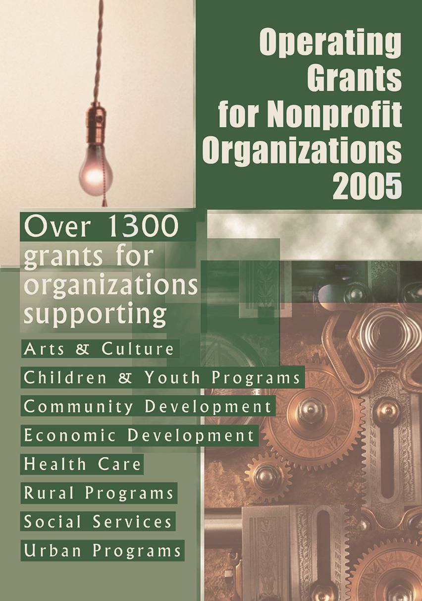 Operating Grants for Nonprofit Organizations 2005 cover