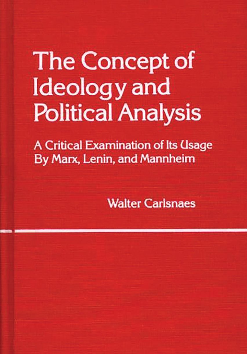 The Concept of Ideology and Political Analysis: A Critical Examination ...