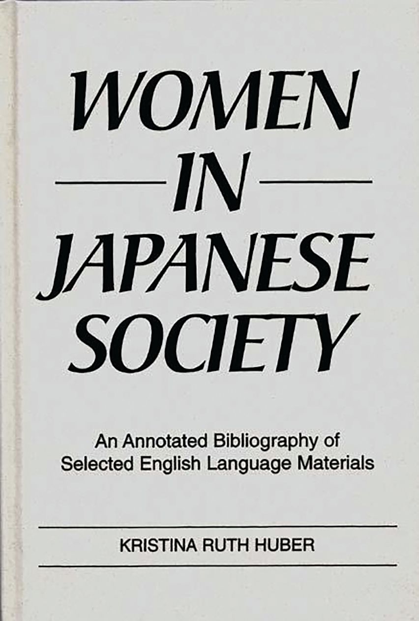 Women in Japanese Society cover