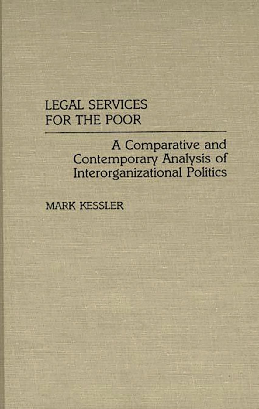 Legal Services for the Poor cover