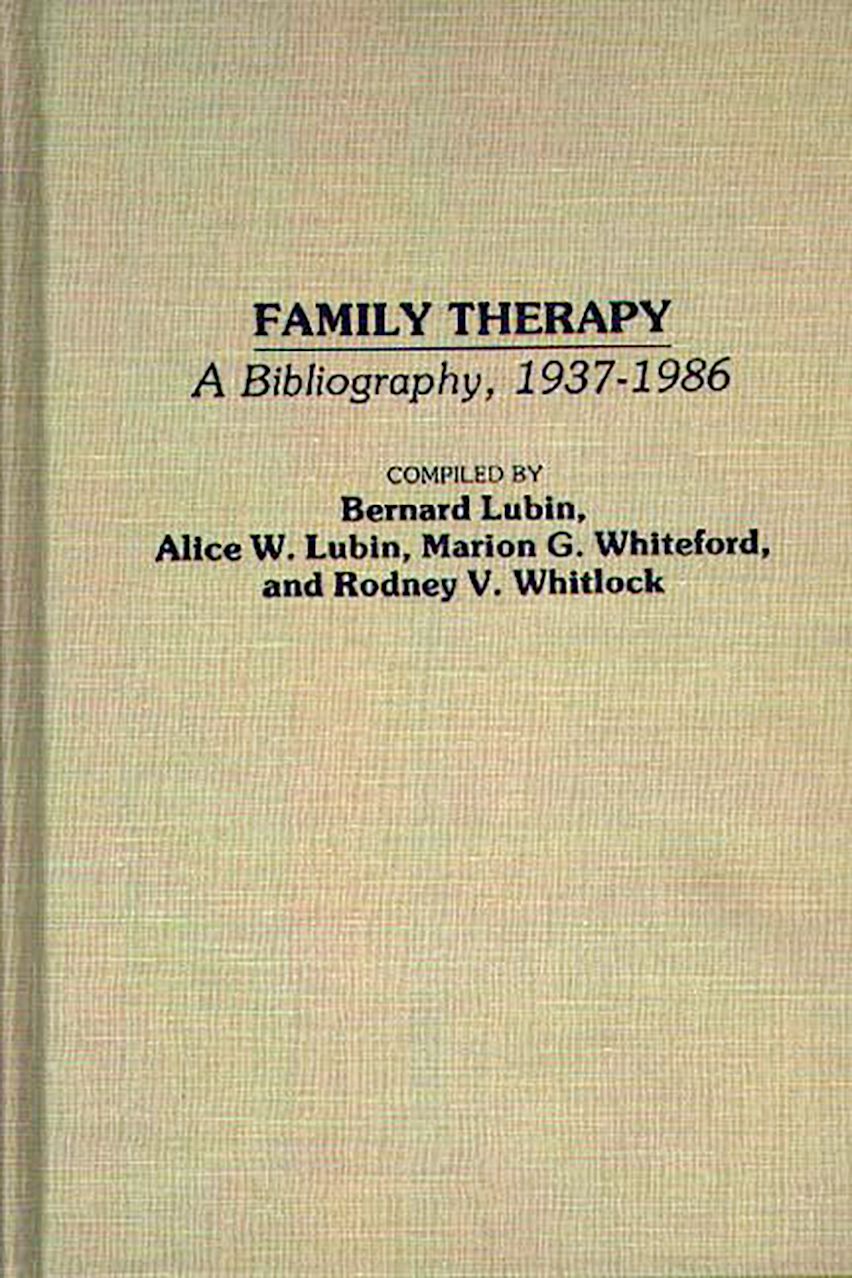 Family Therapy cover