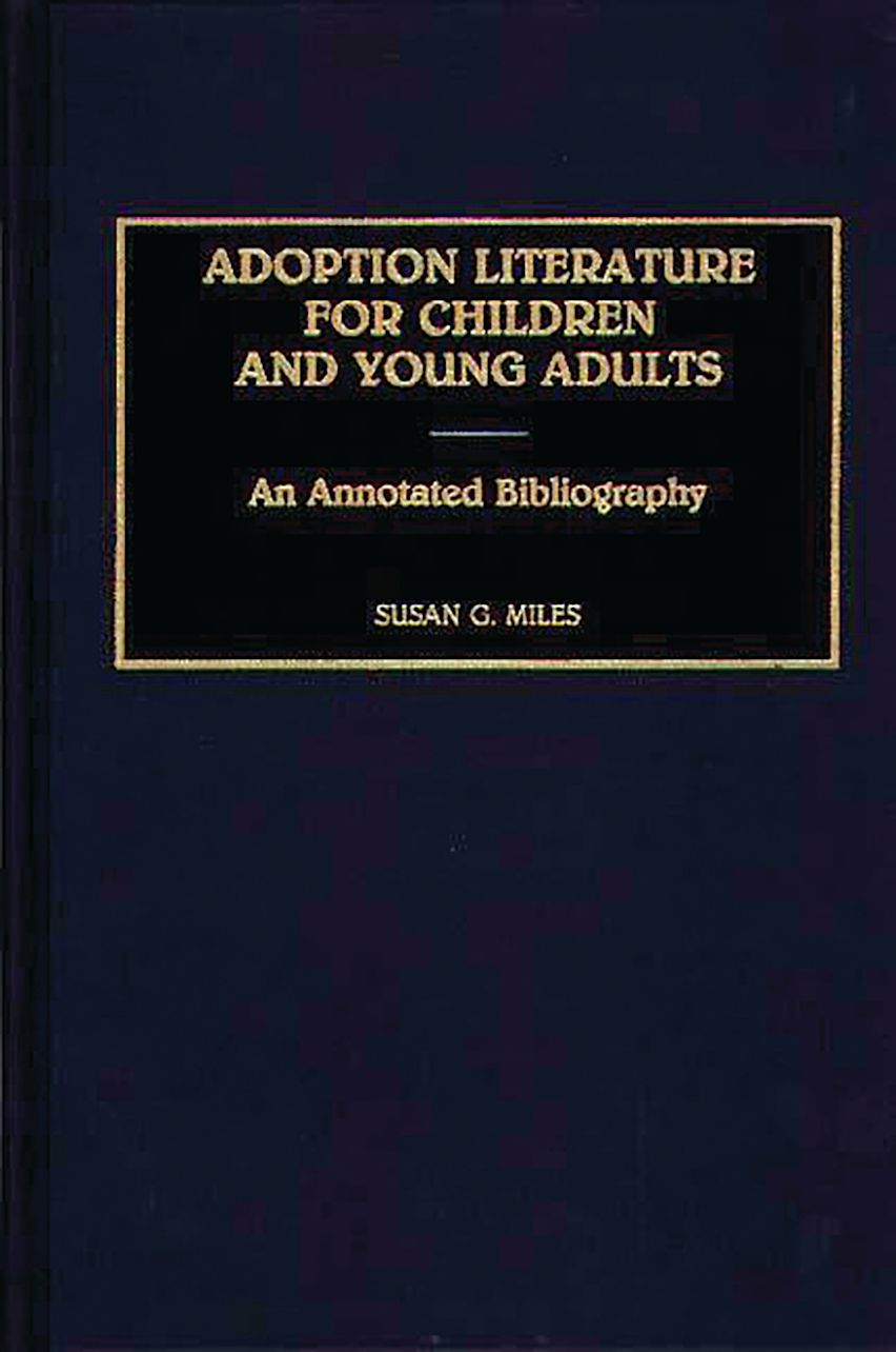 Adoption Literature for Children and Young Adults cover