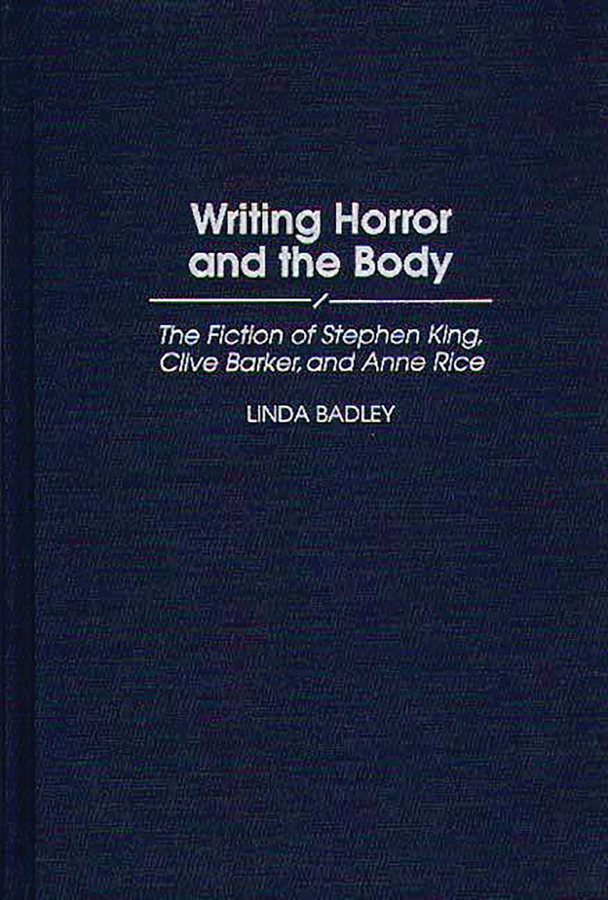 Writing Horror and the Body cover