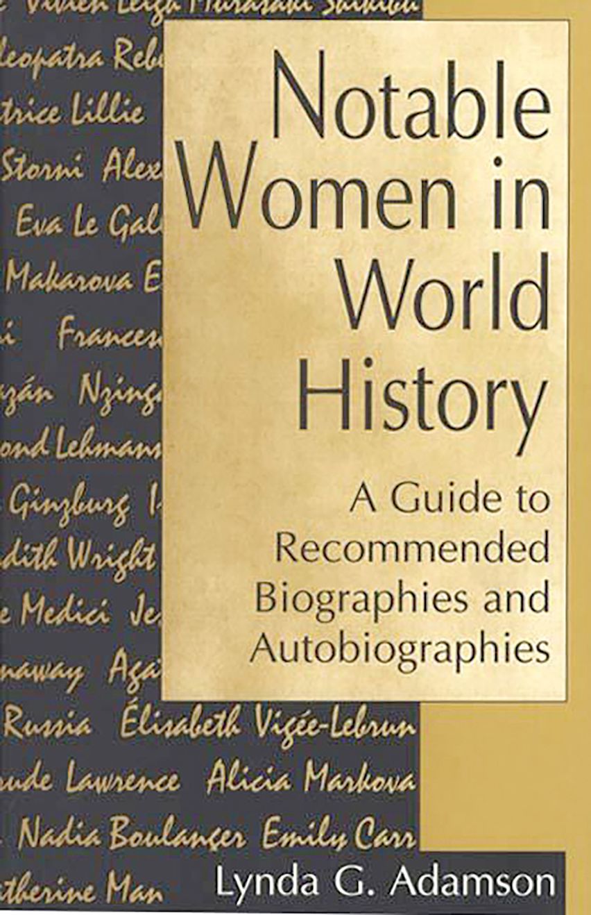 Notable Women in World History cover