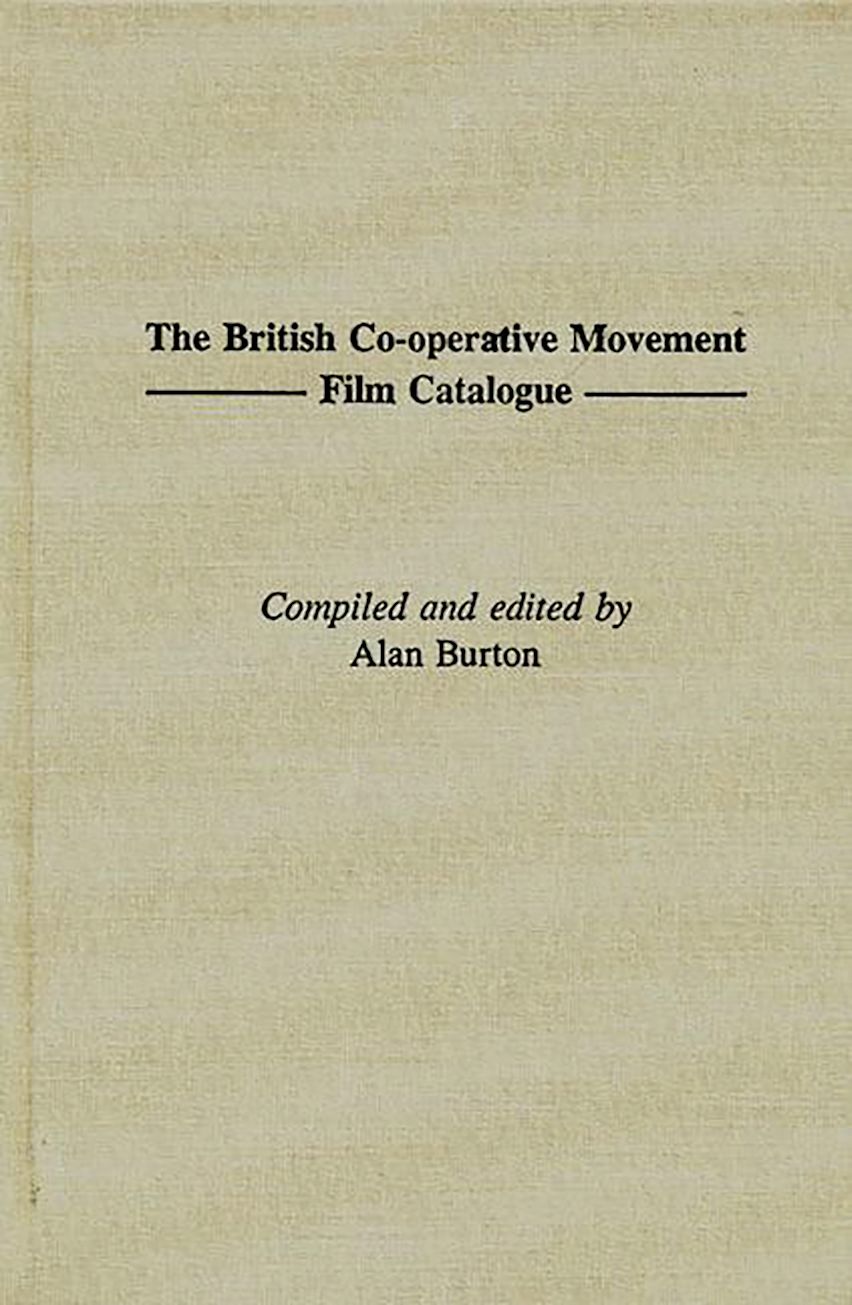 The British Co-operative Movement Film Catalogue cover