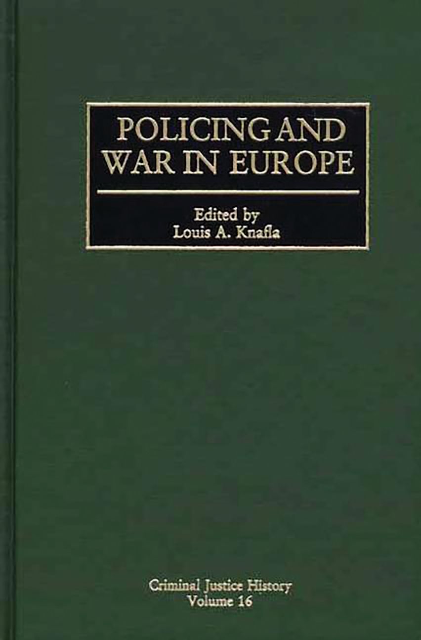 Policing and War in Europe cover
