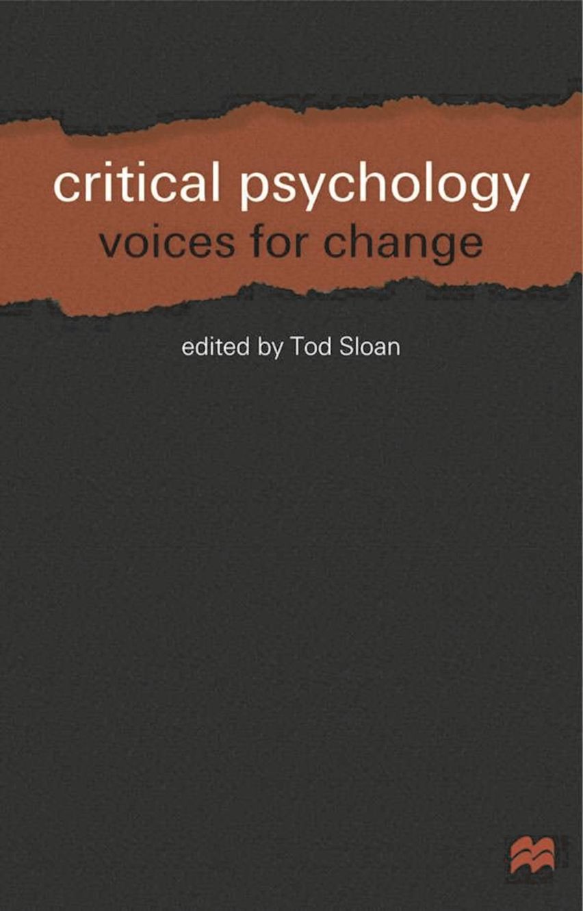 Critical Psychology cover