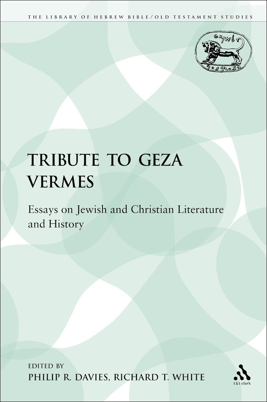 A Tribute to Geza Vermes cover