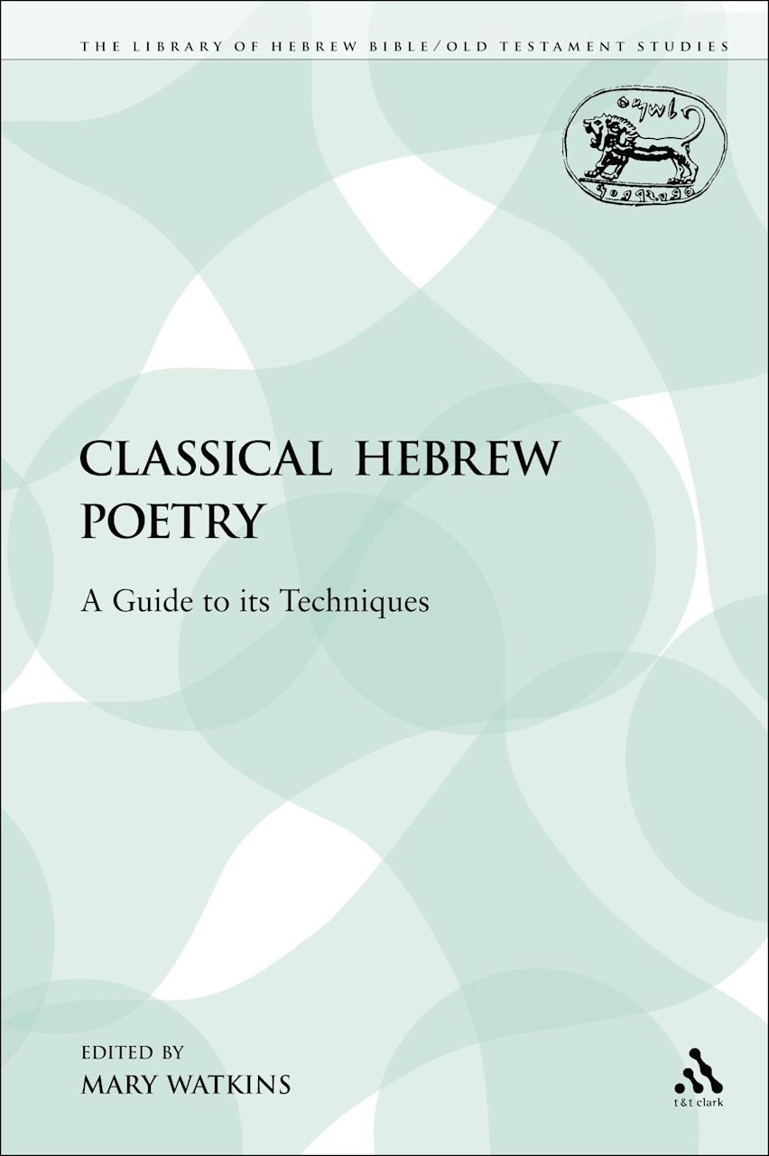 Classical Hebrew Poetry cover