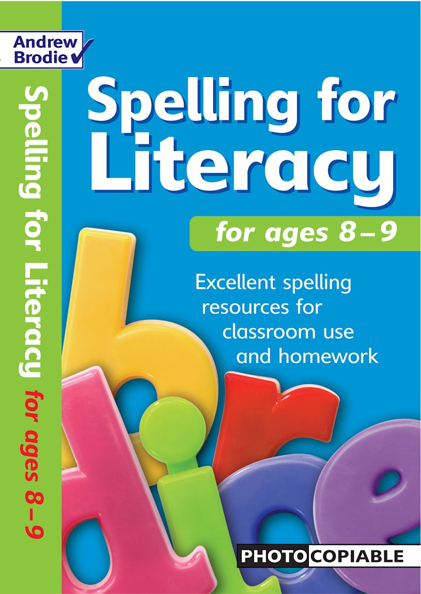 Spelling for Literacy for ages 8-9 cover