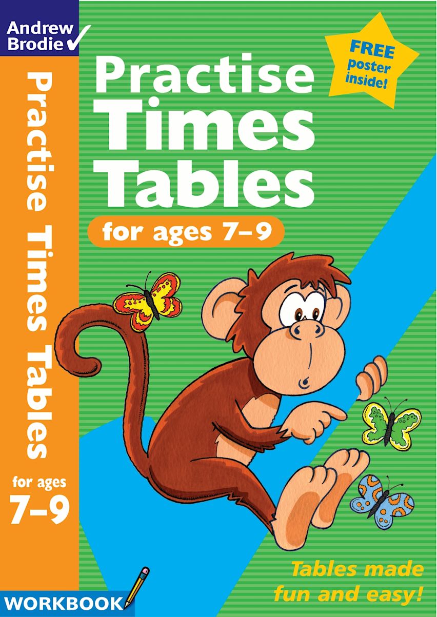 Practise Times Tables for ages 7-9 cover