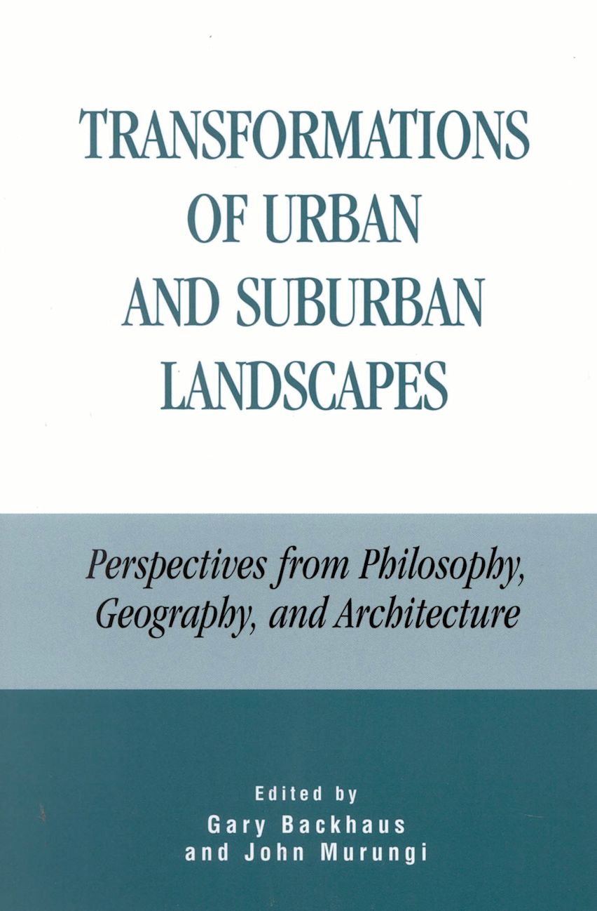 Transformations of Urban and Suburban Landscapes cover