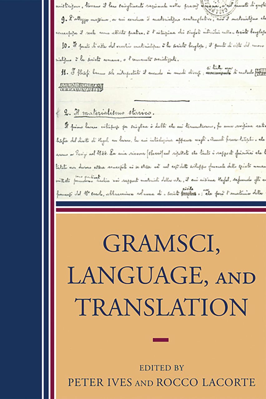 Gramsci, Language, and Translation cover